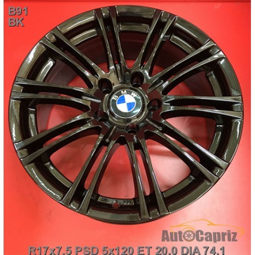 Диски Replay B91 BK R17 W7.5 PCD5x120 ET20 DIA74.1